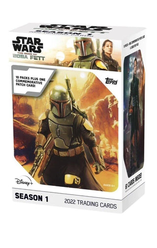 2022 Topps Book of Boba Fett Season 1 Sealed Blaster Box (10 Packs)