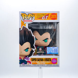 * Funko Pop! Super Saiyan 4 Vegeta, Flocked, Dragon Ball GT, Funko Special Edition Exclusive 2078 Vinyl Figure in PopShield Protector