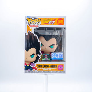 * Funko Pop! Super Saiyan 4 Vegeta (Flocked, Dragon Ball GT) – Funko Special Edition Exclusive 2078 Vinyl Figure in PopShield Protector