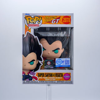 * Funko Pop! Super Saiyan 4 Vegeta Flocked, Dragon Ball GT 2078 – Funko Special Edition Exclusive