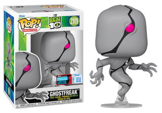 Funko Pop! Ghostfreak, Ben 10 2119, 2025 Fall Convention Exclusive Vinyl Figure in PopShield Protector