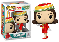 Stewardess (Red Uniform, TWA, Ad Icons) 212