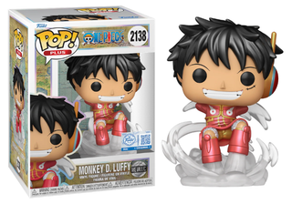 Funko Pop! Monkey D. Luffy Egghead Arc Metallic, One Piece 2138 Funko Special Edition Vinyl Figure in PopShield Protector