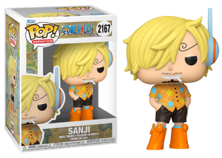 Funko Pop! Sanji, One Piece 2167 Vinyl Figure in PopShield Protector