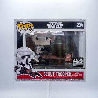 * Funko Pop! Scout Trooper with Speeder Bike 234 – Smuggler's Bounty Exclusive