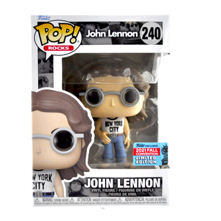 * Funko Pop! John Lennon (NYC Tee, The Beatles) 240 – 2021 Fall Convention Exclusive