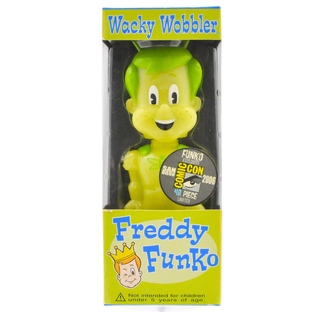 Funko Wacky Wobbler Atomic Freddy Glow in the Dark - 2006 SDCC Funko Wacky Wobbler Atomic Freddy Glow in the Dark - 2006 SDCC