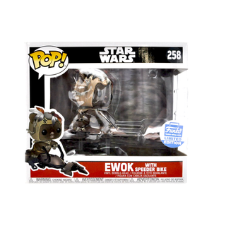 * Funko Pop! Ewok with Speeder Bike Rides 258 – Funko Shop Exclusive