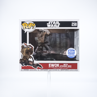 * Funko Pop! Ewok with Speeder Bike Rides 258 – Funko Shop Exclusive