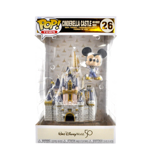 * Funko Pop! Cinderella Castle & Mickey Mouse (Town, 10-Inch) 26