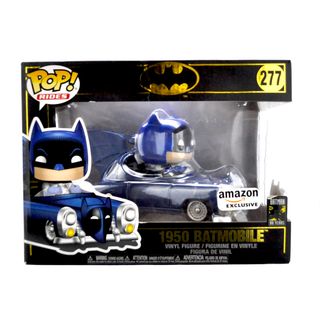 * Funko Pop! 1950 Batmobile Blue Metallic, Rides, Batman 277 – Amazon Exclusive