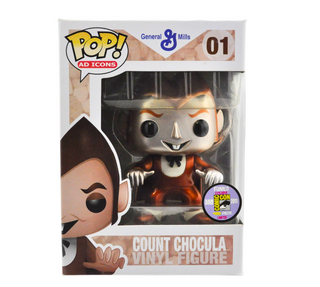 Count Chocula (Metallic, Ad Icons) 01 - 2011 SDCC Exclusive/480 Made (Light Damage)