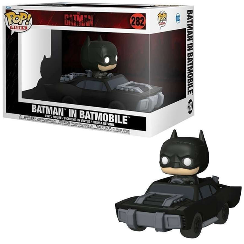 Batman in Batmobile (Rides, The Batman) 282 [Damaged 5/10]