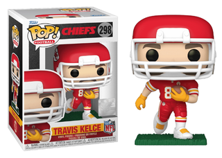Funko Pop! Travis Kelce, Kansas City Chiefs, NFL 298 Vinyl Figure in PopShield Protector