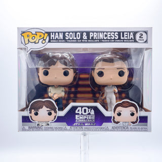 * Funko Pop! Han Solo & Princess Leia 2-Pack