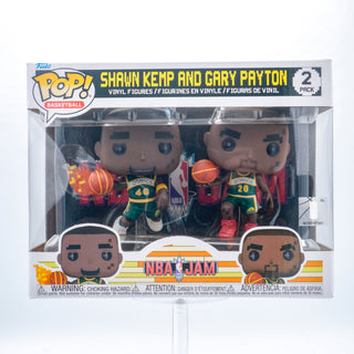 * Funko Pop! Shawn Kemp and Gary Payton 8-Bit, Basketball 2-Pack Vinyl Figure