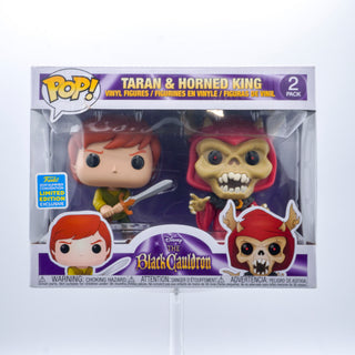 * Funko Pop! Taran & Horned King (The Black Cauldron) 2-Pack – 2019 Summer Convention Exclusive