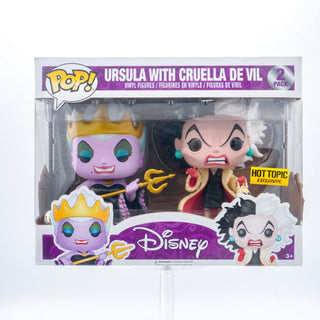 * Funko Pop! Ursula & Cruella de Vil 2-Pack – Hot Topic Exclusive Vinyl Figure