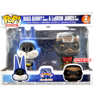 * Funko Pop! Bugs Bunny as Batman & LeBron James as Robin (Space Jam 2-Pack – Target Exclusive