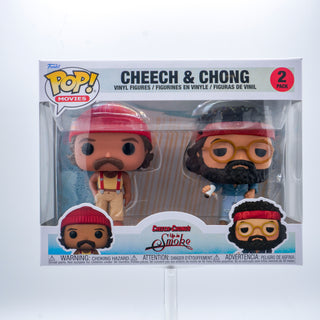 * Funko Pop! Cheech & Chong Up In Smoke 2-Pack – Specialty Series Exclusive *Missing Sticker*