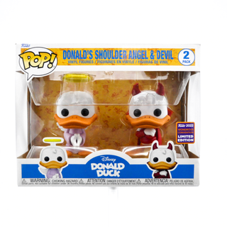 * Funko Pop! Donald's Shoulder Angel & Devil 2-Pack – 2022 Wondrous Convention Exclusive