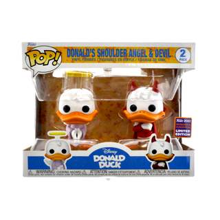 * Funko Pop! Donald's Shoulder Angel & Devil 2-Pack – 2022 Wondrous Convention Exclusive