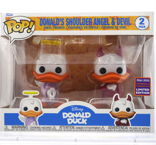* Funko Pop! Donald's Shoulder Angel & Devil 2-Pack – 2022 Wondrous Convention Exclusive