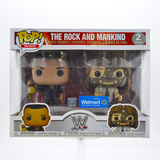 * Funko Pop! The Rock & Mankind (WWE) 2-Pack – Walmart Exclusive