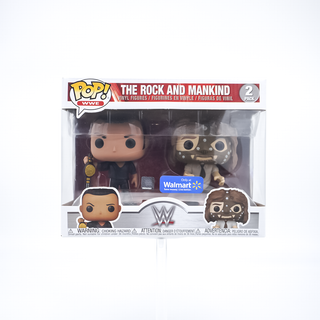 * Funko Pop! The Rock & Mankind (WWE) 2-Pack – Walmart Exclusive