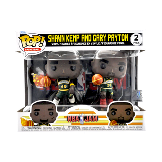 * Funko Pop! Shawn Kemp and Gary Payton 8-Bit, Basketball 2-Pack