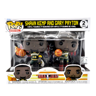 * Funko Pop! Shawn Kemp and Gary Payton 8-Bit, Basketball 2-Pack