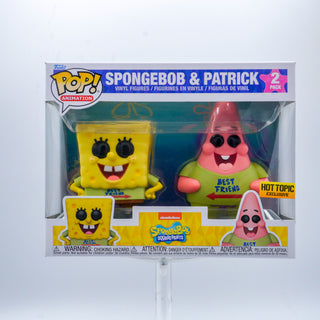 * Funko Pop! Spongebob & Patrick (Best Friends Shirts) 2-Pack – Hot Topic Exclusive