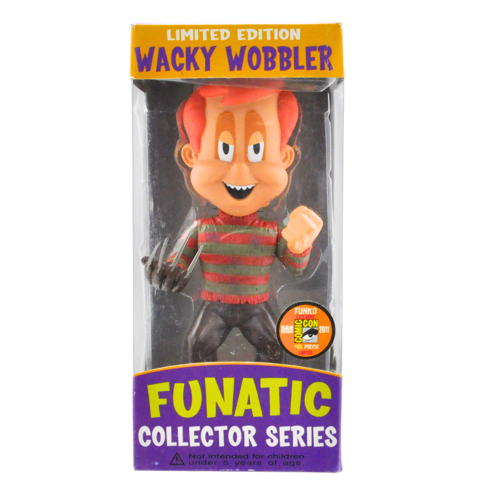 Freddy Funko as Freddy Krueger Funko Wacky Wobbler | 7 Bucks a Pop Freddy Funko as Freddy Krueger Funko Wacky Wobbler | 7 Bucks a Pop
