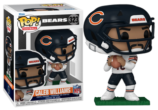 Funko Pop! Caleb Williams, Chicago Bears, NFL 323 Vinyl Figure in PopShield Protector