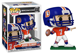 Funko Pop! John Elway, Denver Broncos, NFL 332 Vinyl Figure in PopShield Protector