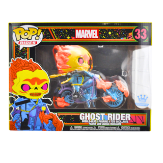 * Funko Pop! Ghost Rider (Black Light, Rides) 33 – Funko Shop Exclusive