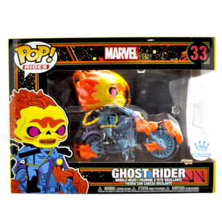 * Funko Pop! Ghost Rider (Black Light, Rides) 33 – Funko Shop Exclusive