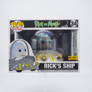 * Funko Pop! Rick's Ship Rides, Rick & Morty 34 – Hot Topic Exclusive