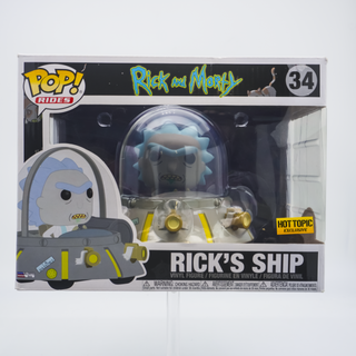 * Funko Pop! Rick's Ship Rides, Rick & Morty 34 – Hot Topic Exclusive