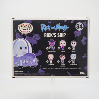 * Funko Pop! Rick's Ship Rides, Rick & Morty 34 – Hot Topic Exclusive