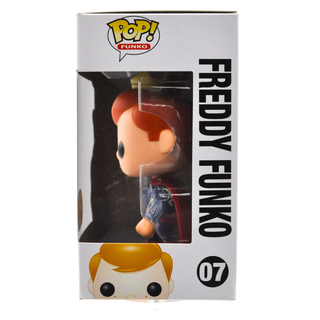 Freddy Funko as Superman 07 - 2011 SDCC Exclusive /48 made **Sticker Peeling, Box Swap** [Light Damage]