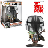 Mandalorian w/ The Child (Chrome, 10-Inch) 380 [Damaged: 6/10]