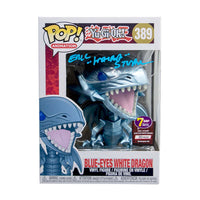 Signature Series Eric Stuart Signed Pop - Blue Eyes White Dragon (Yu-Gi-Oh) - **CRACKED WINDOW**