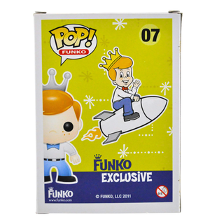 Freddy Funko as Superman 07 - 2011 SDCC Exclusive /48 made **Sticker Peeling, Box Swap** [Light Damage]