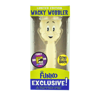 Funko Wacky Wobbler Freddy Pez (White, Glow in the Dark) - 2010 SDCC Exclusive /24 pcs