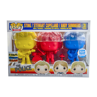 Sting, Stewart Copeland & Andy Summers (The Police) 3-pk - Funko Shop Exclusive