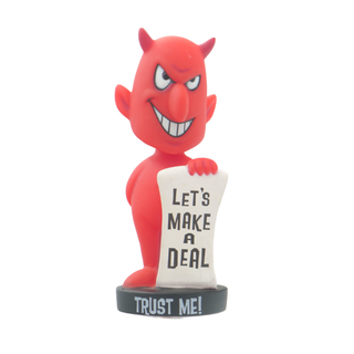 Out-Of-Box Funko Mini Wacky Wobbler Wisecracks Devil, Let's Make a Deal