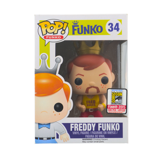Funko Pop! Freddy Funko Hulk Hogan 34 - 2015 SDCC Exclusive/500 Made Vinyl Figure in PopShield Protector