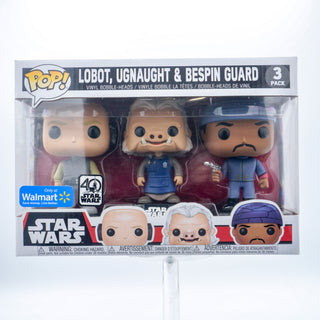 * Funko Pop! Lobot, Ugnaught & Bespin Guard (Star Wars 40th Anniversary) 3-Pack – Walmart Exclusive