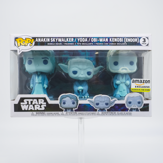 * Funko Pop! Anakin Skywalker / Yoda / Obi-Wan Kenobi Glow in the Dark, Endor 3-Pack – Amazon Exclusive